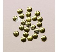 Декоративный элемент клепки золотые круглые, пакет 15 шт