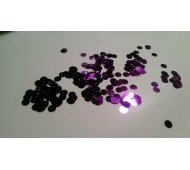 Конфетти круглый глитер Фиолет 1.5 мм 