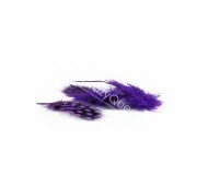 Декоративные перья, фиолетовые, 3 шт