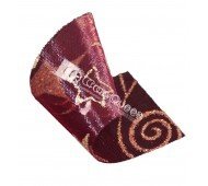 Декоративная сетка (лента) для дизайна ногтей вишневая с золотом